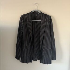 Have Black and White Striped Blazer